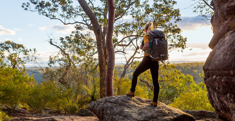 backpacker on working holiday