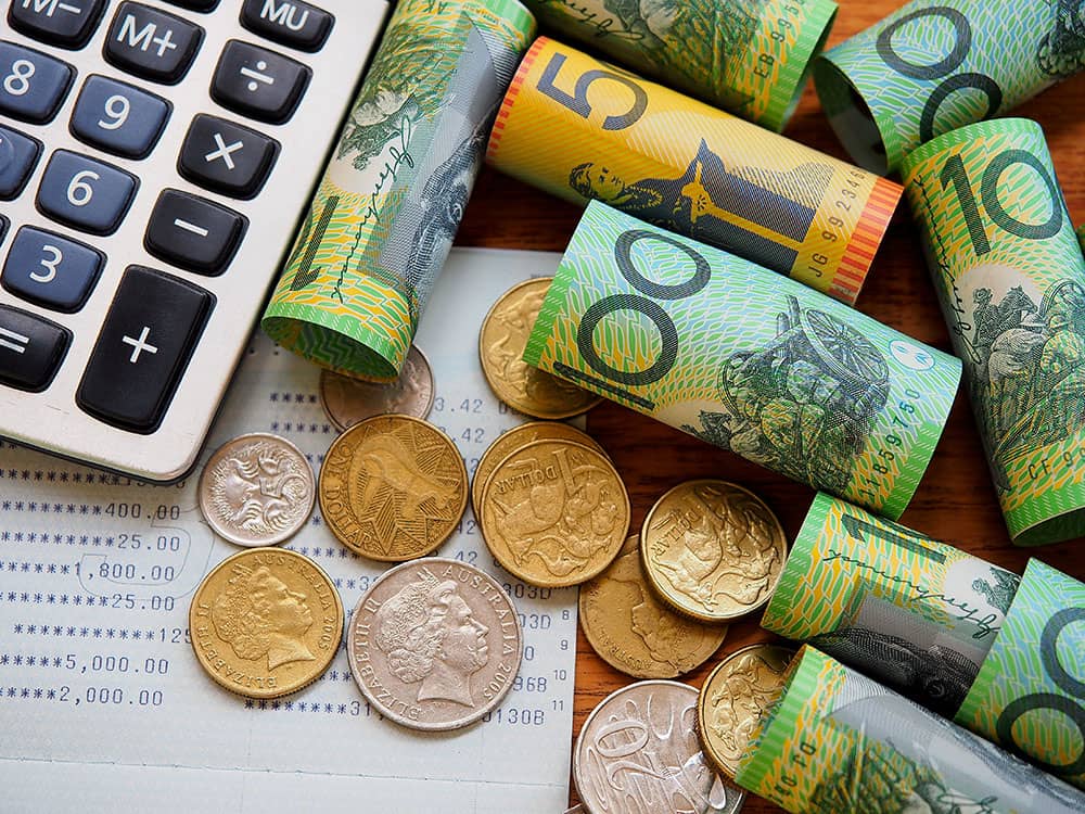 australian dollars budgeting