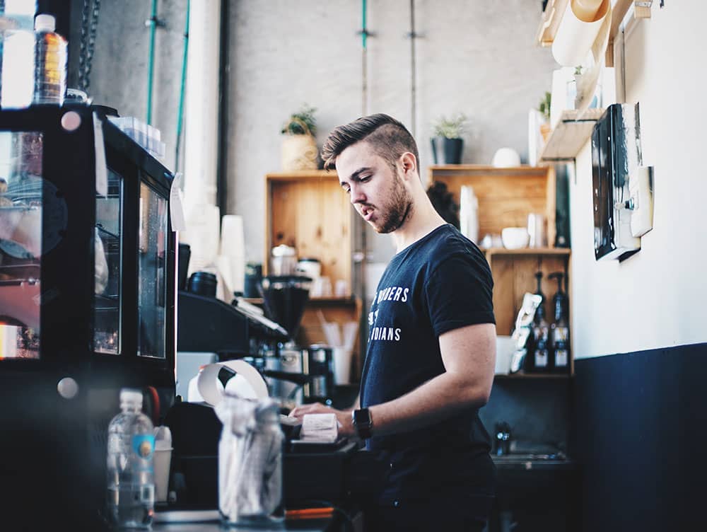 barista at work