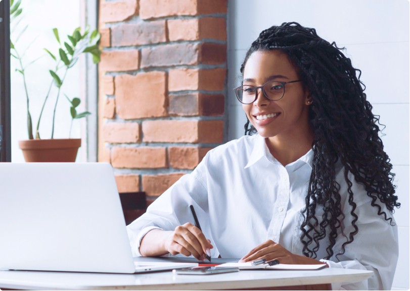 Women working with laptop